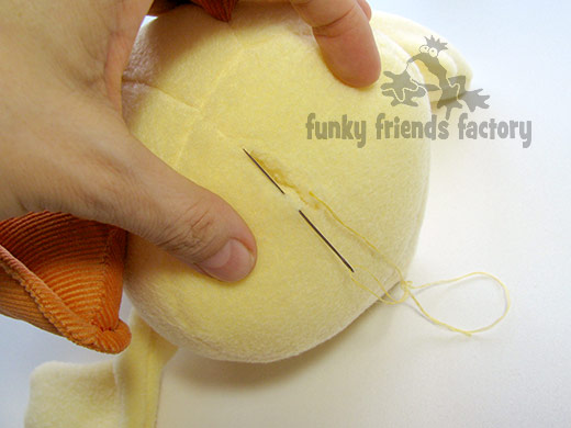 sewing struffing hole closed