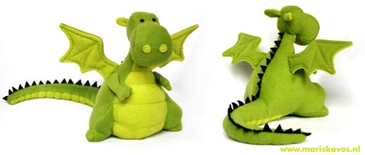 Yoki Dragon Pattern - DIY Fluffies
