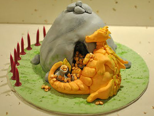 sleeping dragon cake - Taylor Made Baking