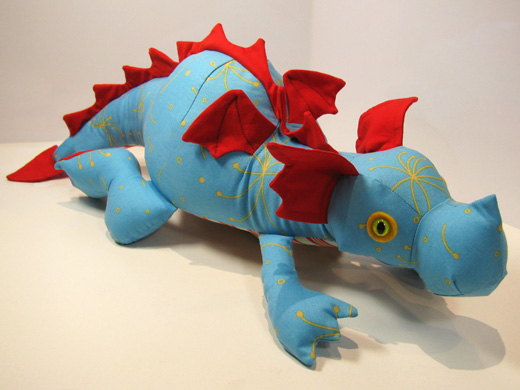 Dragon soft toy pattern boy