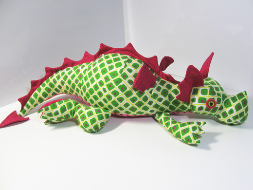 New Dragon toy sewing pattern