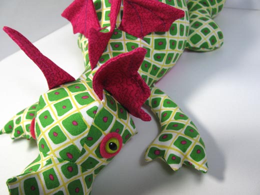 dragin toy sewing pattern design