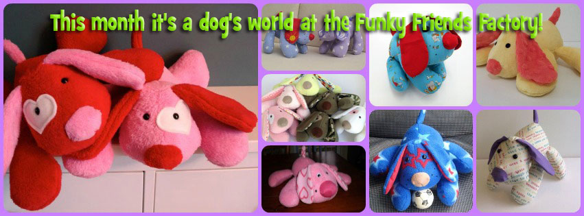 Pauline McArthur - Funky Friends Factory dog patterns