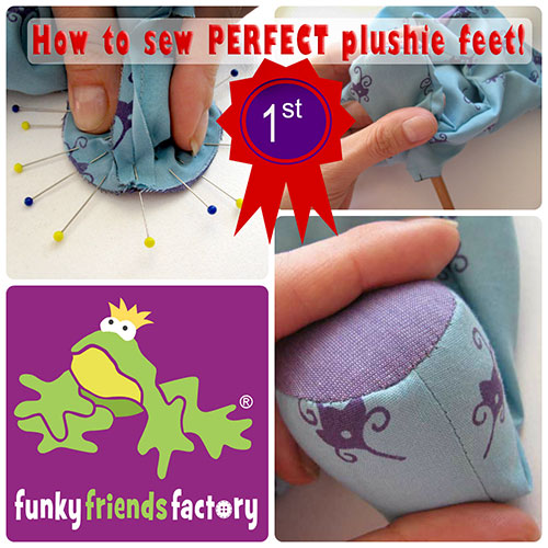 How to sew perfect plushie feet