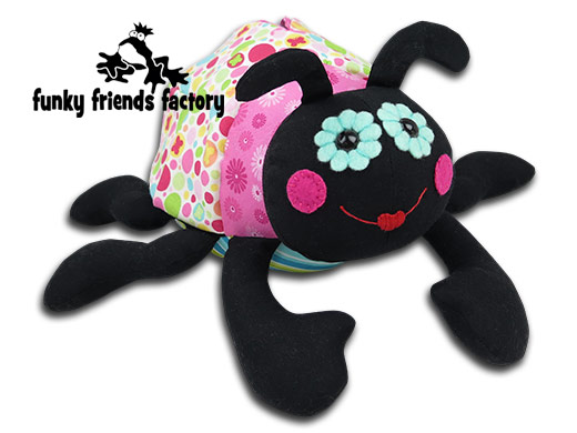 Ladybug toy Melly & Me fabric