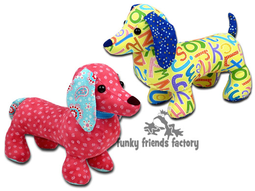 DACHSHUND pattern sausage dog