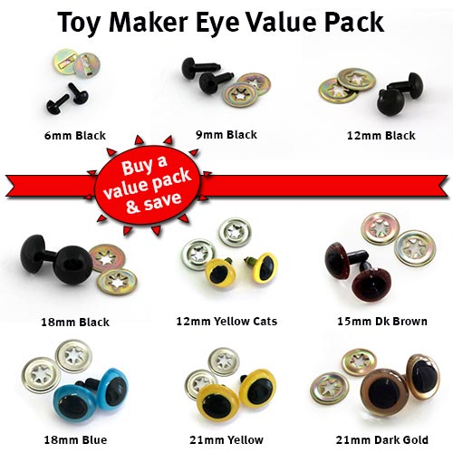 Toy-maker Craft Eyes Pack