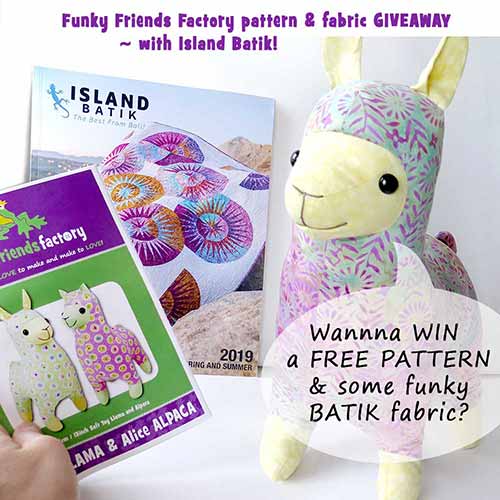Funky FABRIC GIVEAWAY with Island Batik!