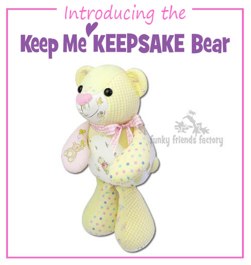 NEW Keepsake Bear Pattern for you to sew lovely keepsakes with! 💗💗