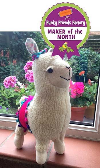 Llama Pattern sewn by JudyP