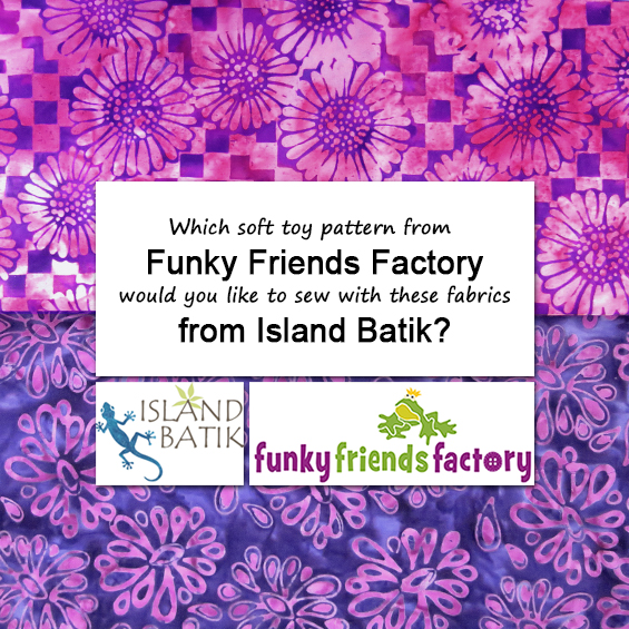 Win a free pattern & Fabric from Funky Friends Factory