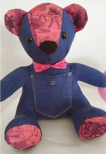 Melody Memory Bear sewn by GailMcKnightAnderson