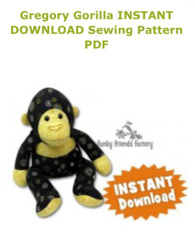 Gorilla Sewing Pattern