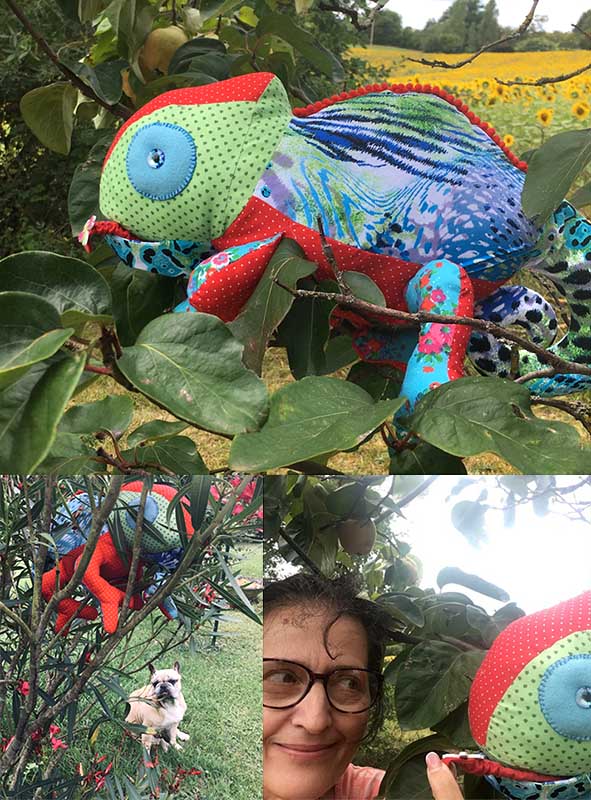 Chameleon Pattern sewn by Isobelle Andreo