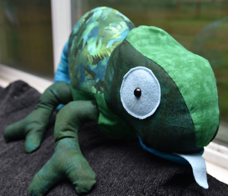 Chameleon Pattern sewn by MarieB2