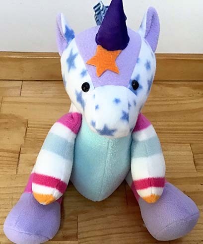 Unicorn Keepsake Pattern Sewn by Shirls Smith