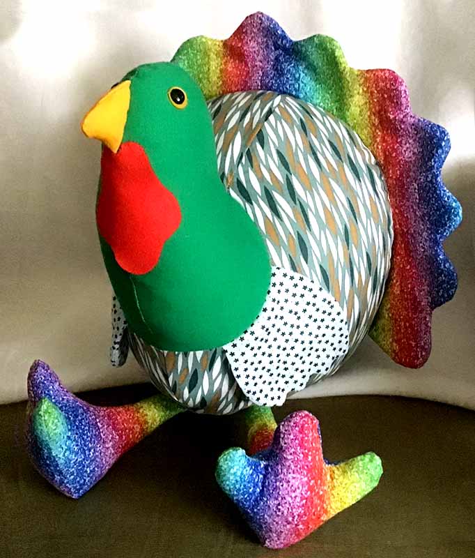 Turkey Pattern sewn by Sandy Thurlow