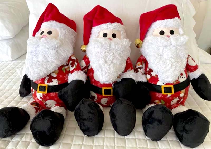 Santa Pattern sewn by Debbie Hendricks Weideman