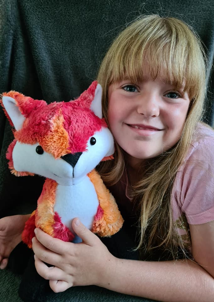 Fox sewn by Haley Sayers