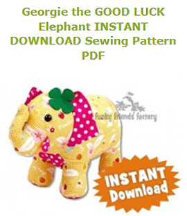 Good Luck Elephant Sewing Pattern