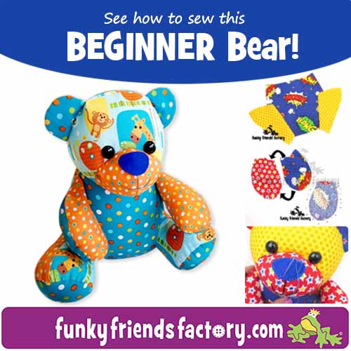 Ben BEGINNER Memory Bear Pattern phototutorial