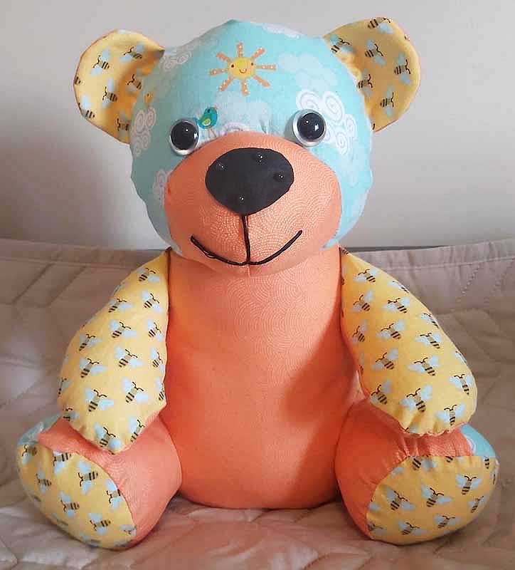 Ben Beginner Bear sewn by michellegermain