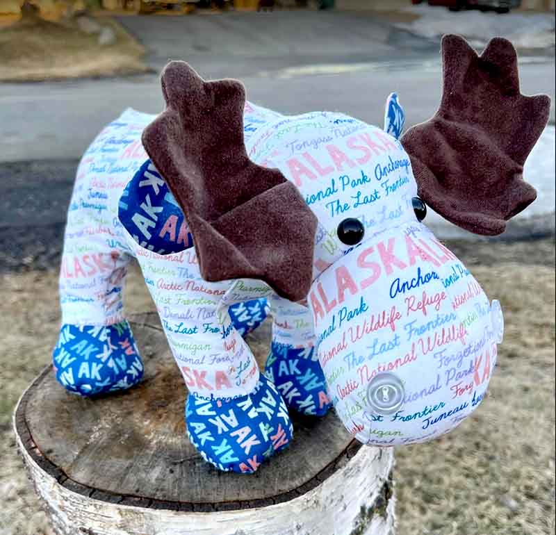 Moose toy sewing pattern