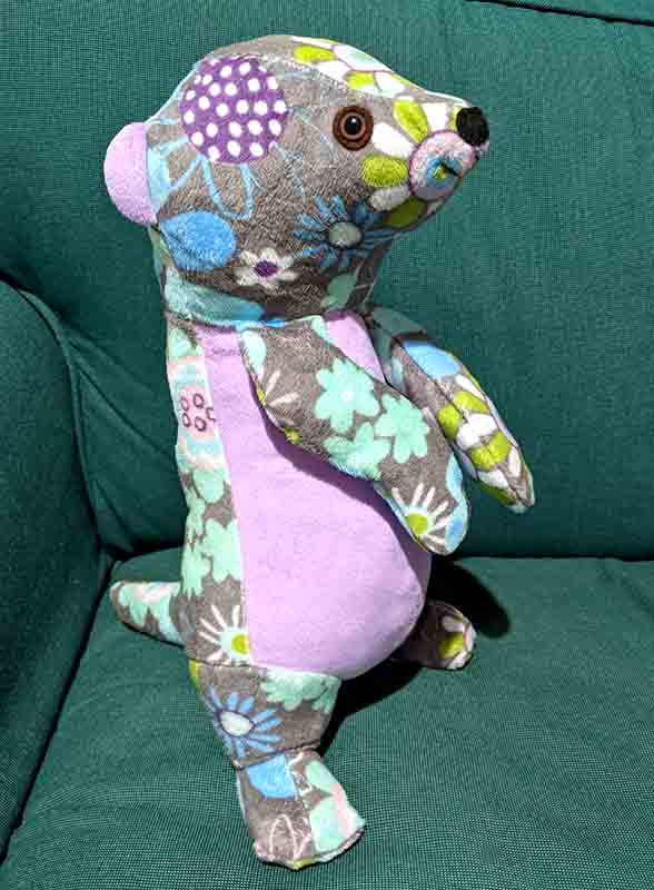 Meerkat pattern sewn by Jenny Gebicki
