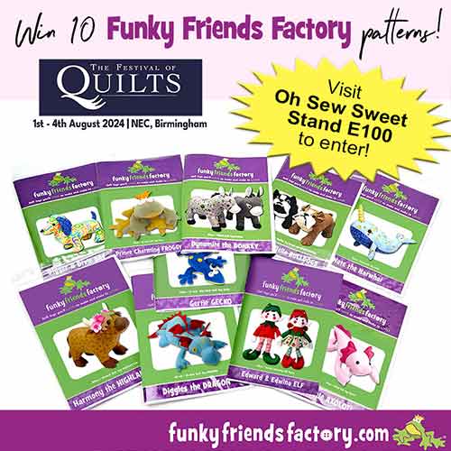 Festival of Quilts Pattern GIVEAWAY with Oh Sew Sweet!🍬🥳