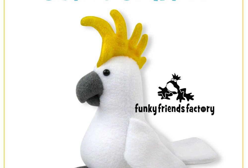 Meet the Charlie Cockatoo toy pattern!