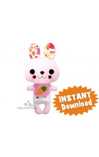 Kawaii Kuties - Easy BUNNY INSTANT DOWNLOAD Sewing Pattern PDF 