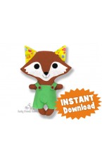 Kawaii Kuties - Easy FOX INSTANT DOWNLOAD Sewing Pattern PDF