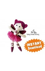 Sugar Plum Fairy CHRISTMAS Cloth Doll Pattern