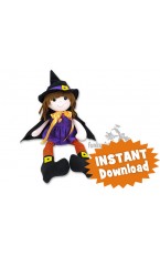 witch doll sewing pattern PDF