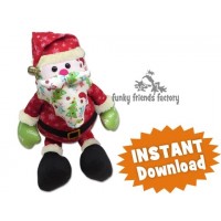 All I want for Christmas SANTA Sewing Pattern PDF
