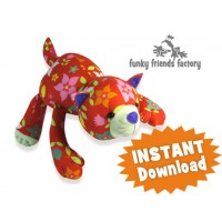 Cat Stuffed Toy Sewing Pattern