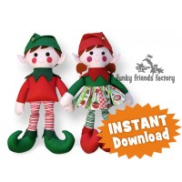 Elf CHRISTMAS  Doll Sewing Pattern