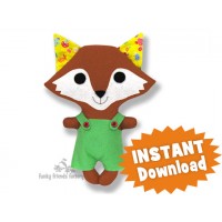 Kawaii Kuties - Easy FOX INSTANT DOWNLOAD Sewing Pattern PDF
