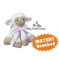 Lamkins Lamb Soft Toy Sewing Pattern INSTANT DOWNLOAD