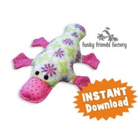Plattie Platypus Soft Toy Sewing Pattern INSTANT DOWNLOAD