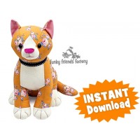 Socks the SITTING Cat Pattern PDF 
